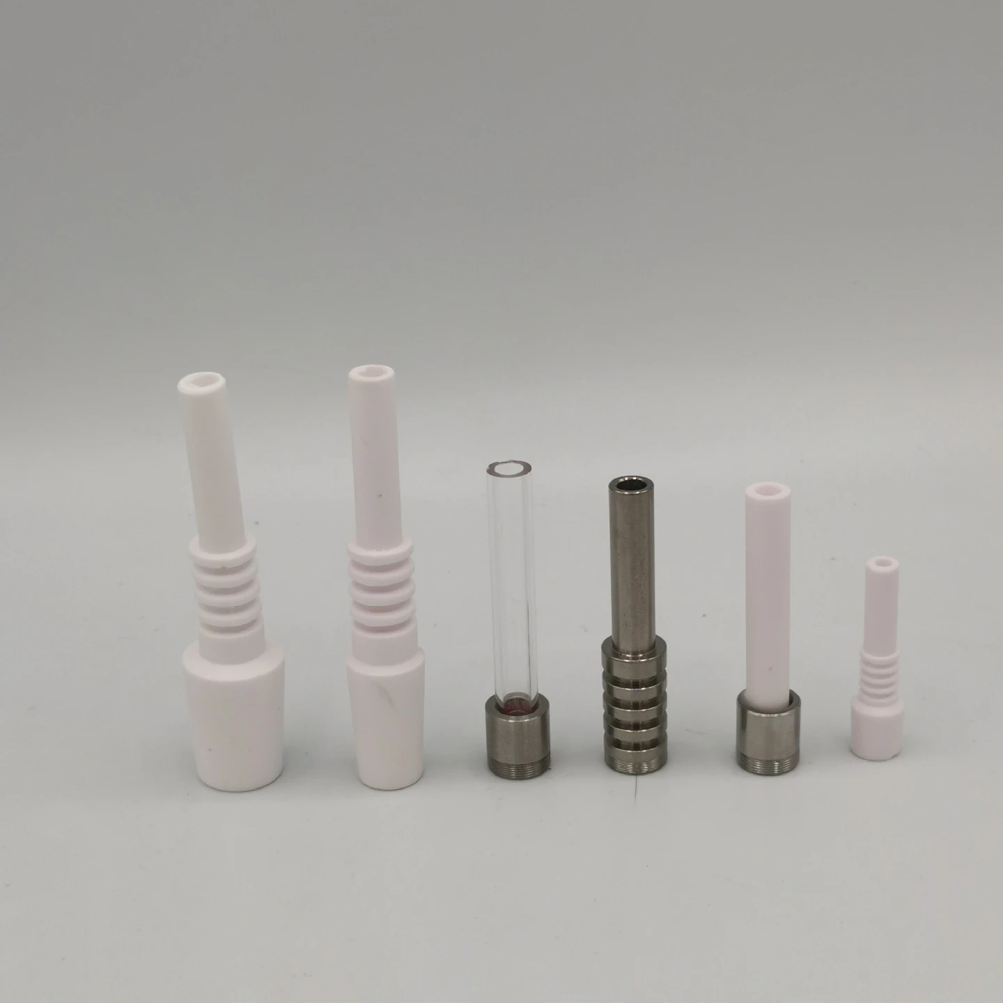 
Honeybird Nectar Collector Mouth Piece Tips 10mm 14mm 18mm Titanium Tip Ceramic Nail Glass Tip for Smoking Accessories 
