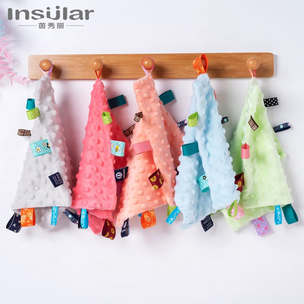 Wholesale Price Newborn Baby Soothing Towels Soild Color