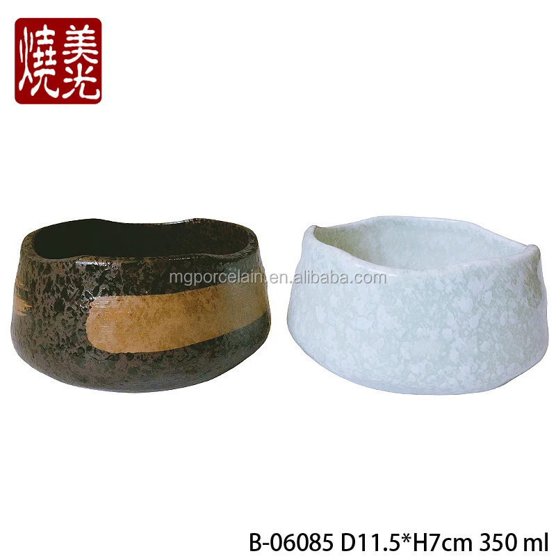 Color Glaze Chawan Tea Bowl For Japanese Tea Ceremony ecofriendly Ceramic Matcha Bowls Salad bamboo bowl