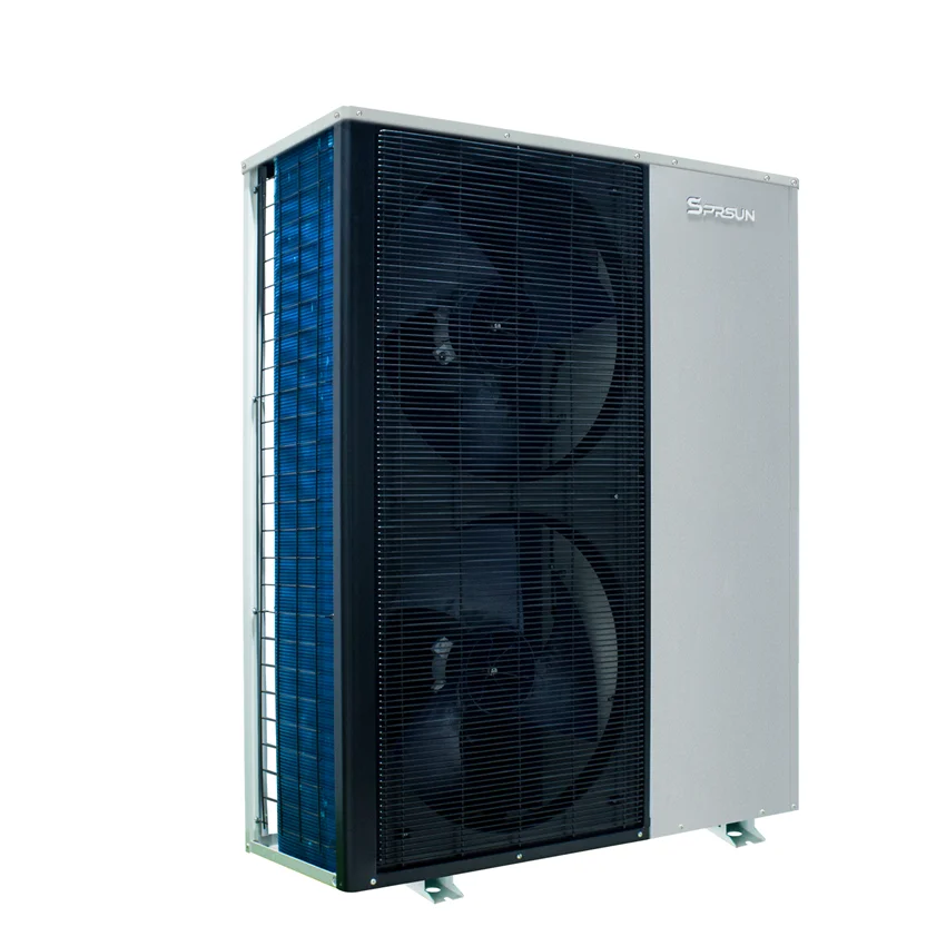 SPRSUN Best selling R32  20KW Long Warranty EVI DC inverter heat pump for space heating /cooling /hot water with remote wifi app