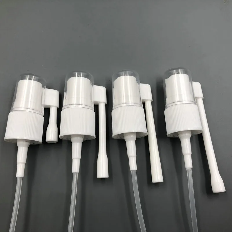 20/410 Clear Color Deep Throat Oral Spray Pumps , Mouth Spray Use Sprayer