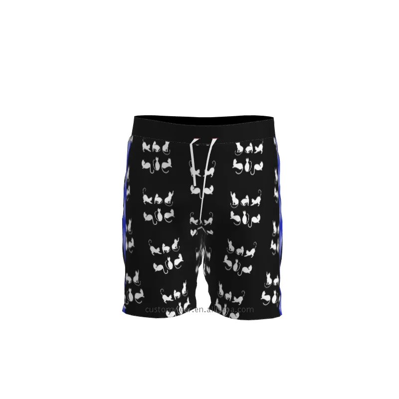 
95% Polyester 5% spandex Custom Made All over printed Mens Shorts 