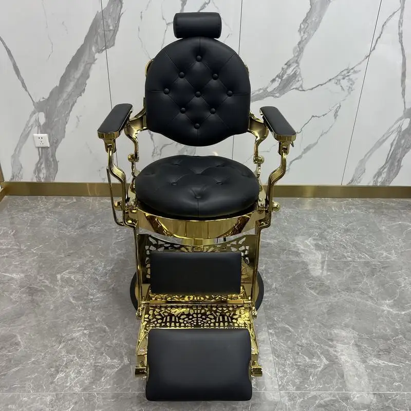 Hot Sale Vintage Beauty Salon Furniture Luxury Royal Chair Antique Barber Shop Chair