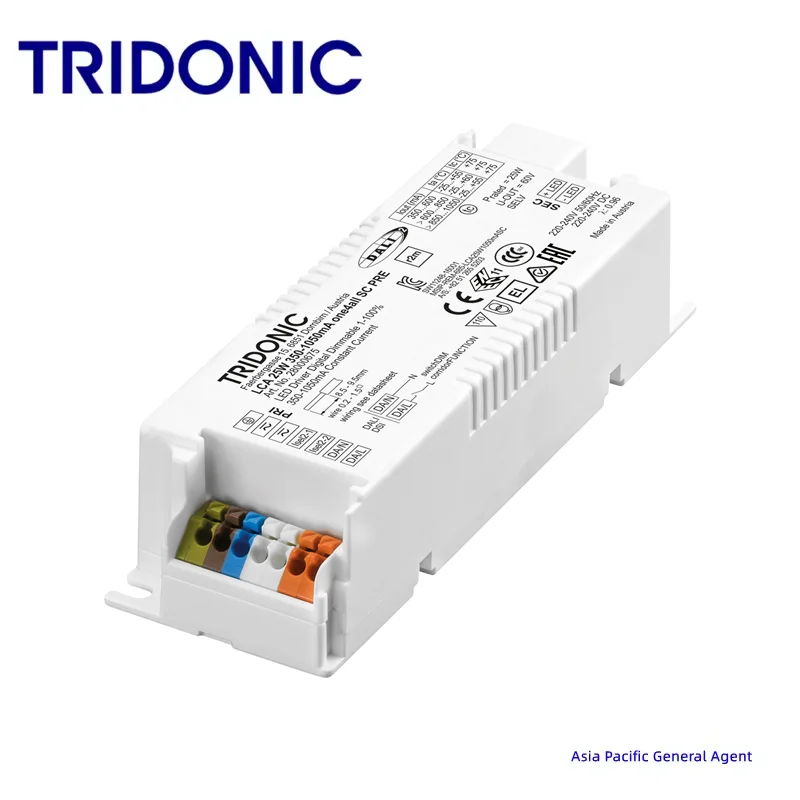 Драйвер Tridonic LCA 25W 350-1050mA one4all SC PRE Compact Driver Статья №: 28000675