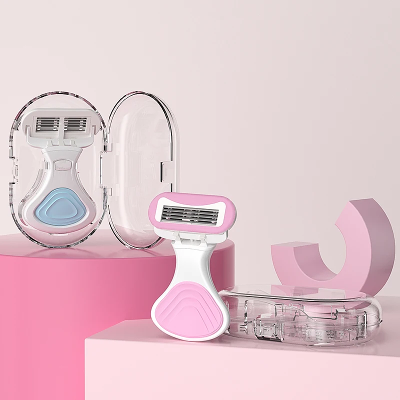 Women Hair Removal Best Partner Six Blades Replaceable Shaving Razor