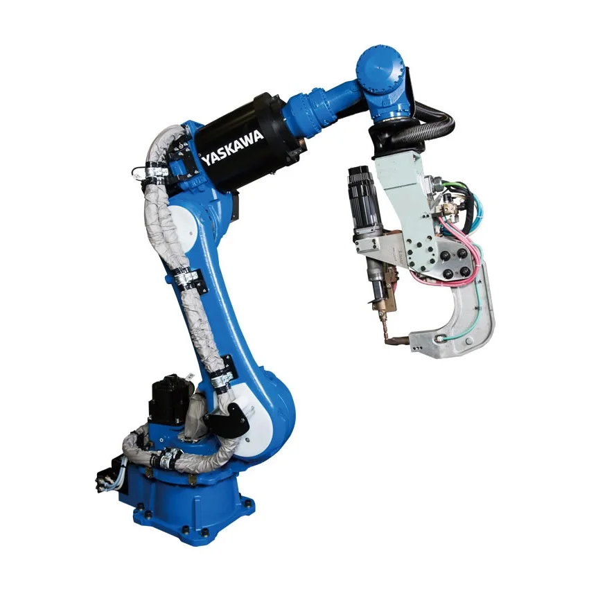 SP100 6-axis spot welding robot flexible and exeptionally fast with YRC1000 robot controller and teach pedant and RD350 welder