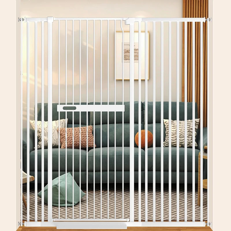 Extra Tall Auto Close Child Safety Gate for Stairs Pressure Mounted Pet Gate for Doorways Banisters for Dogs and Pets