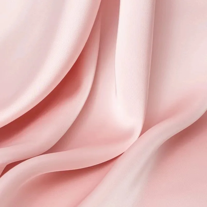 Chinese factory price wholesale elastic acetate fabric satin dyed fabric dress fabric 95gsm
