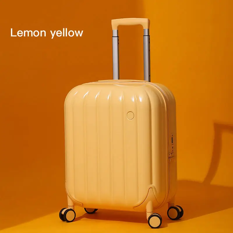 High quality custom design abs+pc style spinning 4 wheels case suitcase travel luggage set for outdoors