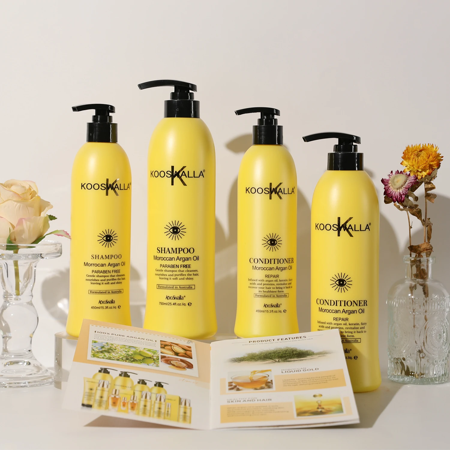 Kooswalla Hydrating And Nourish Dry Scalp Deep Cleaning And Repair Argan Oil Shampoo