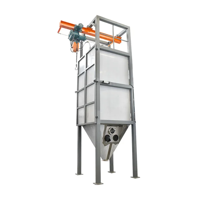 bulk bag unloader bulk salt gyratory screener bulk bag discharger (1600541610149)
