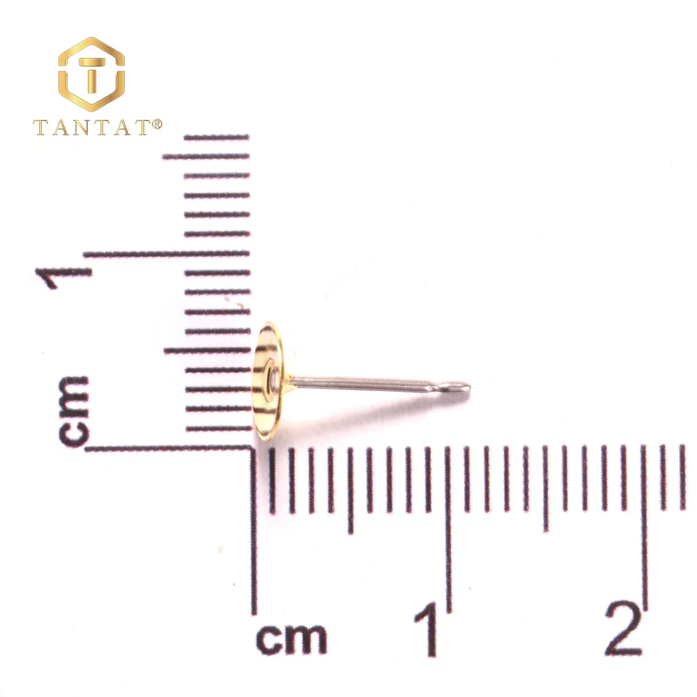 Tantat Jewellery Making Supplies Earring Posts Brass Jewelry Earrings Accessories for Making Earings