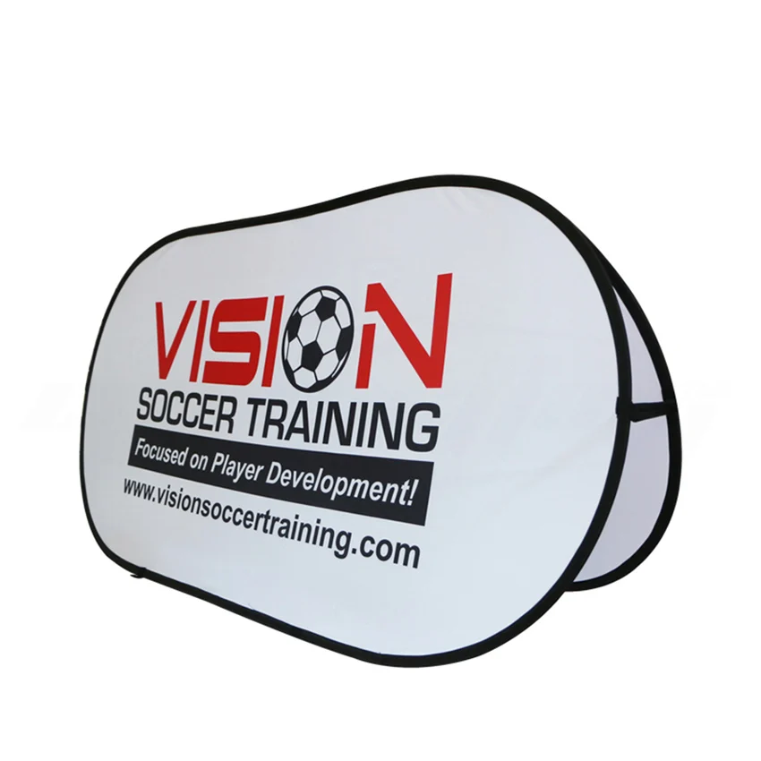 Folding Double-sided Advertising Board For A Frame Pop Up Banner of Outdoor Stadium Enclosure In Sports Hall