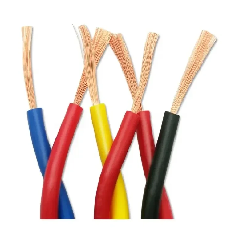 Copper Core PVC Power Cable Insulated Flame Retardant Twisted Pair Flexible Wire RVS 300V 22AWG 2 Core Cables Factory Wholesale