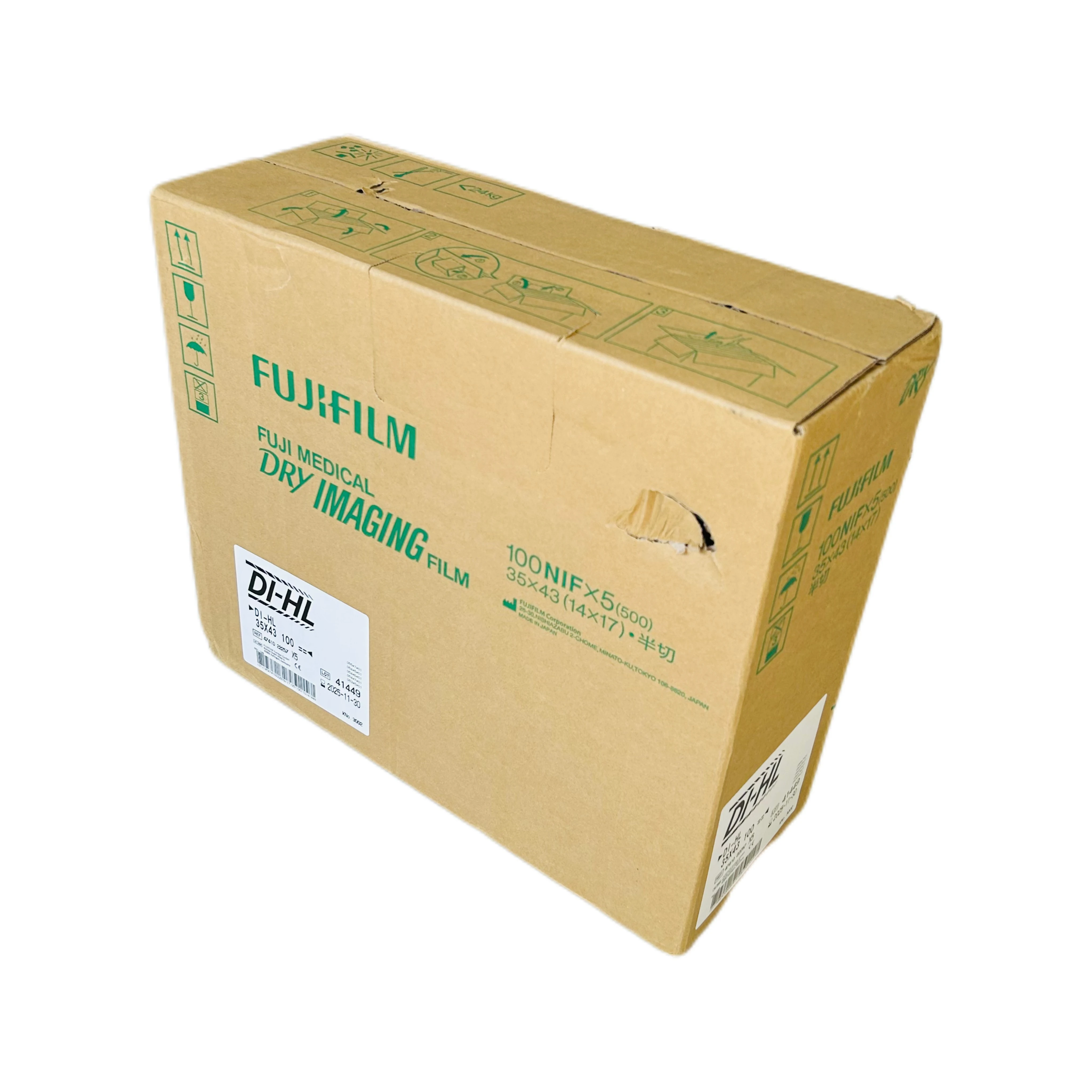 High Quality Cheap Price Fuji Film DIHL Dry X-Ray Film 8*10 10*12 10*14 14*17 inch