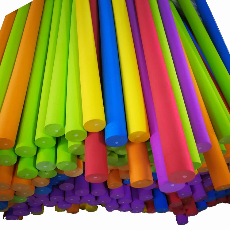 Factory eco friendly Outlet cheap-swim rubber Colorful bar eva foam swimming pool noodles for pool 4 inch gym