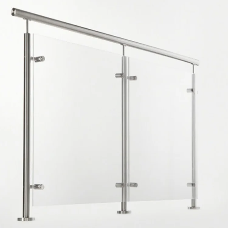 Direct Selling 304 316 Stainless Steel Bar Railing Handrail Brackets Post For Deck Terrace