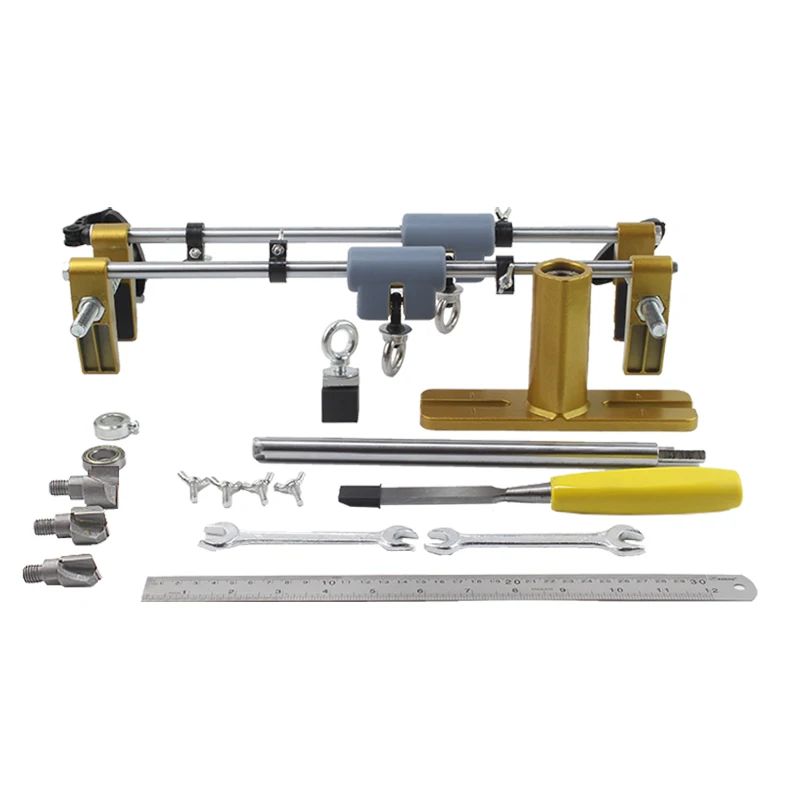 Solid wood door hole opener slotting machine woodworking indoor installation lock artifact full set of door locks press key hol