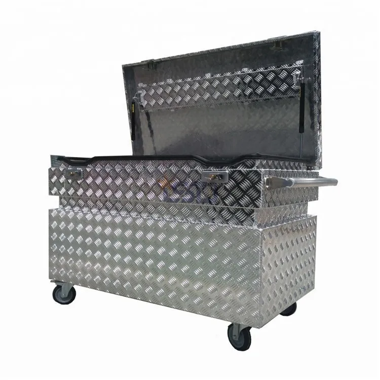 
Aluminum large aluminum mechanic tool box for truck/pickup/ute/garage <span style=