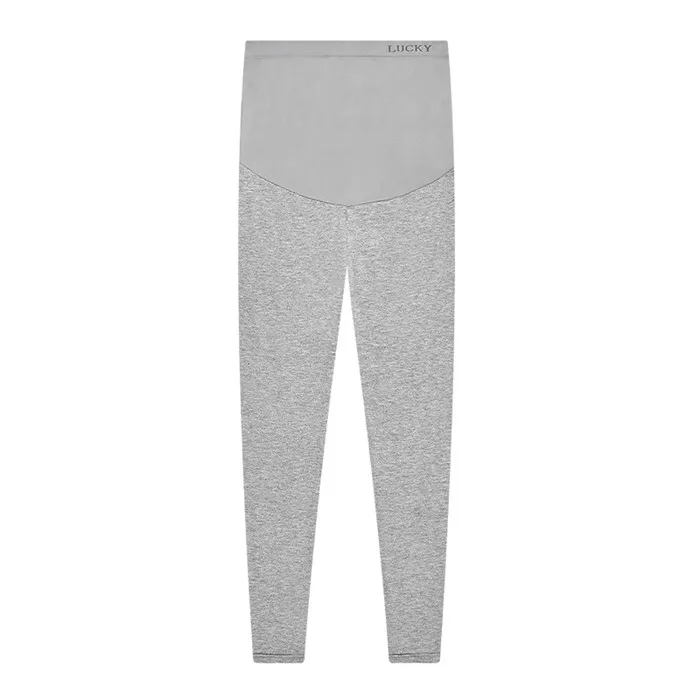 Modal Maternity Ecofriendly Seamless Leggings Comfortable Adjustable Waistband High Waist Belly Care Office Maternity Pants