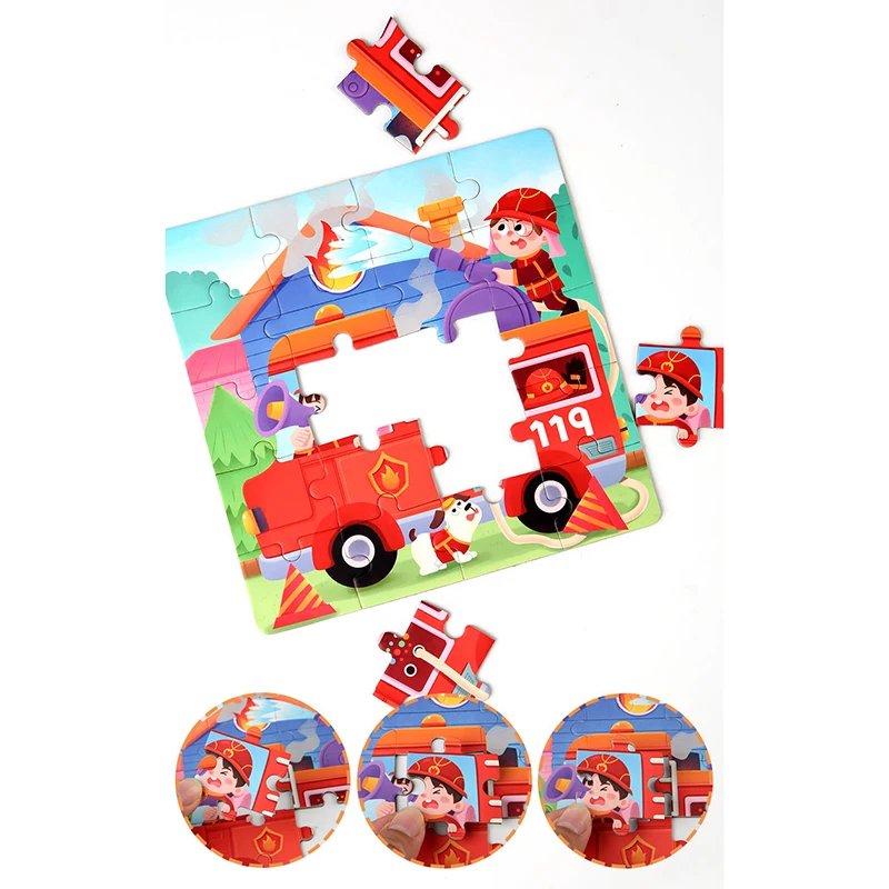 New Design New Arrival Educational Magnetic Jigsaw Puzzle for 3+ Kids