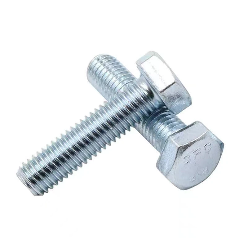 Din 931 Din 933 M8 M4 Hexagon Head Bolt Grade 4.8/ 8.8/ 10.9/ 12.9 Half Thread Hex Bolt And Nut screw