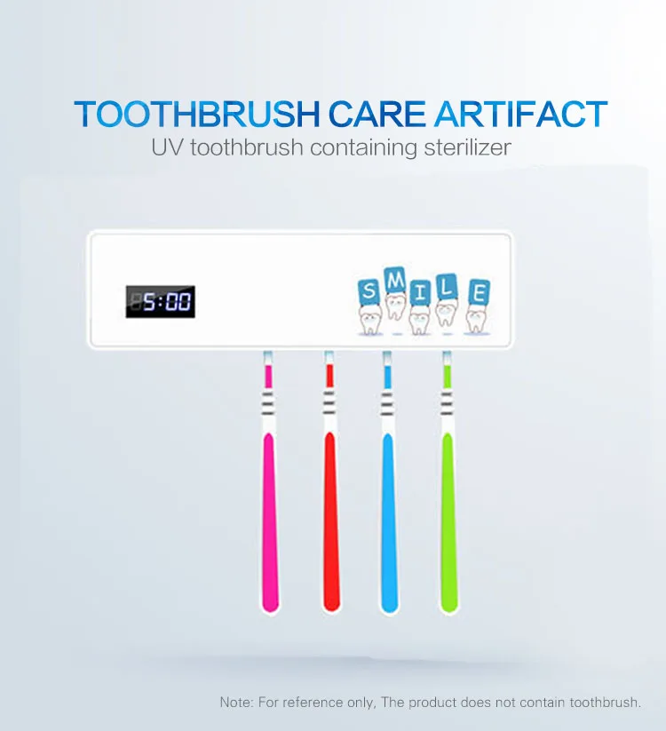 
Toothbrush sanitizer usb portable holder 