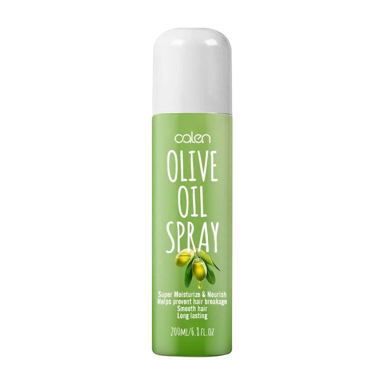 Oalen Private Label Hair Nourishing Conditioning Anti-Itch Longer Lasting Shine Olive Oil Braid Spray