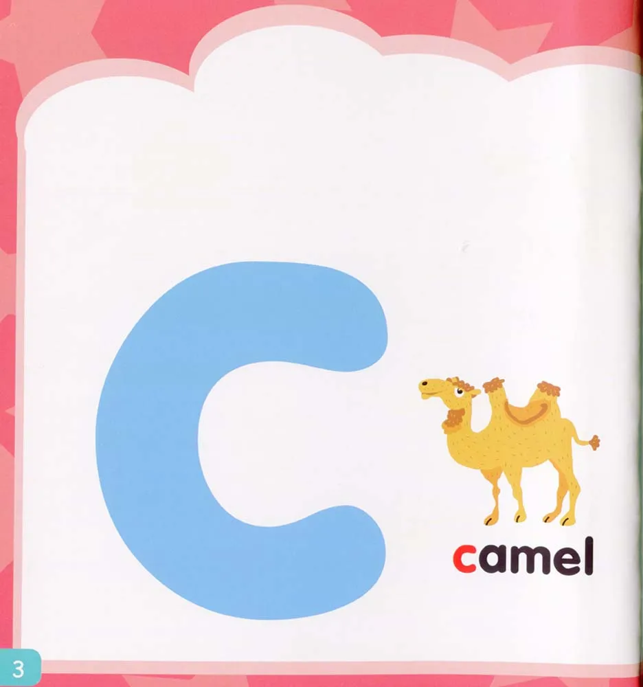 Little kids english letter book for children learning ABC and word