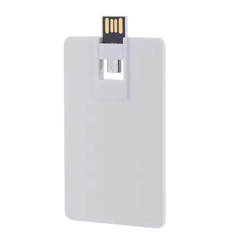 Custom logo company gifts Credit Card USB Flash Drive OTG pendrive 2.0 8gb 16gb 32gb 64gb memory stick card