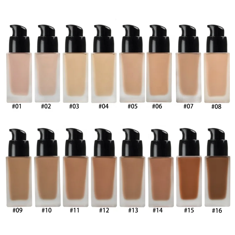 Liquid Foundation Soft Matte Concealer Make Up 13 Colors Primer Base Professional Face Makeup Foundation Contour