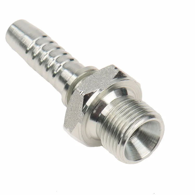 Manufacturer BSP male thread Carbon steel 12611 hydraulic hose fitting