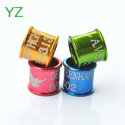 Newest Custom Birds leg Aluminium  pigeon Rings from China factory