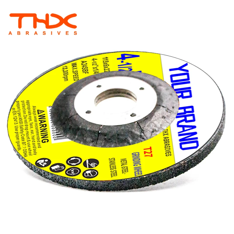 T27 115*6mm production line fiber polishing disc grinding wheel cutting disc abrasive
