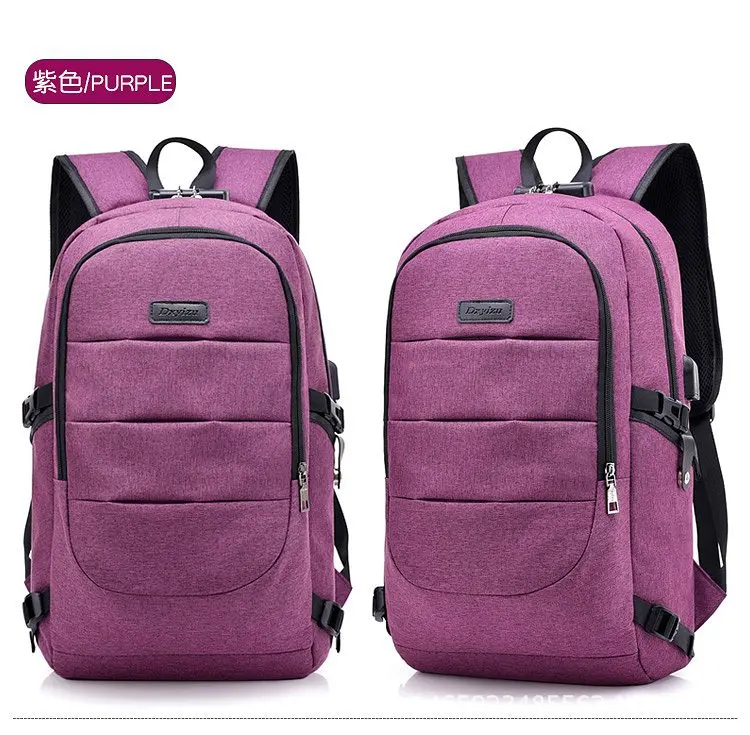 Computer bag multifunctional business backpack anti-theft usb charging mustache backpack bag oxygen backpack bag
