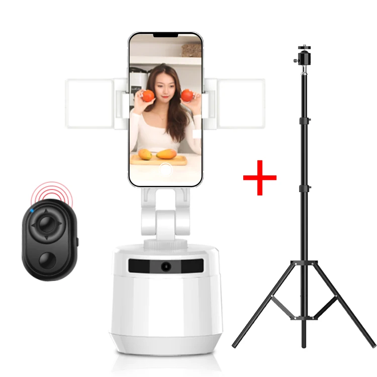 2021 New Auto Face Tracking Gimbal Stabilizer 360 Degree Rotation Tripod Stand For  Phone Camera Selfie Stick
