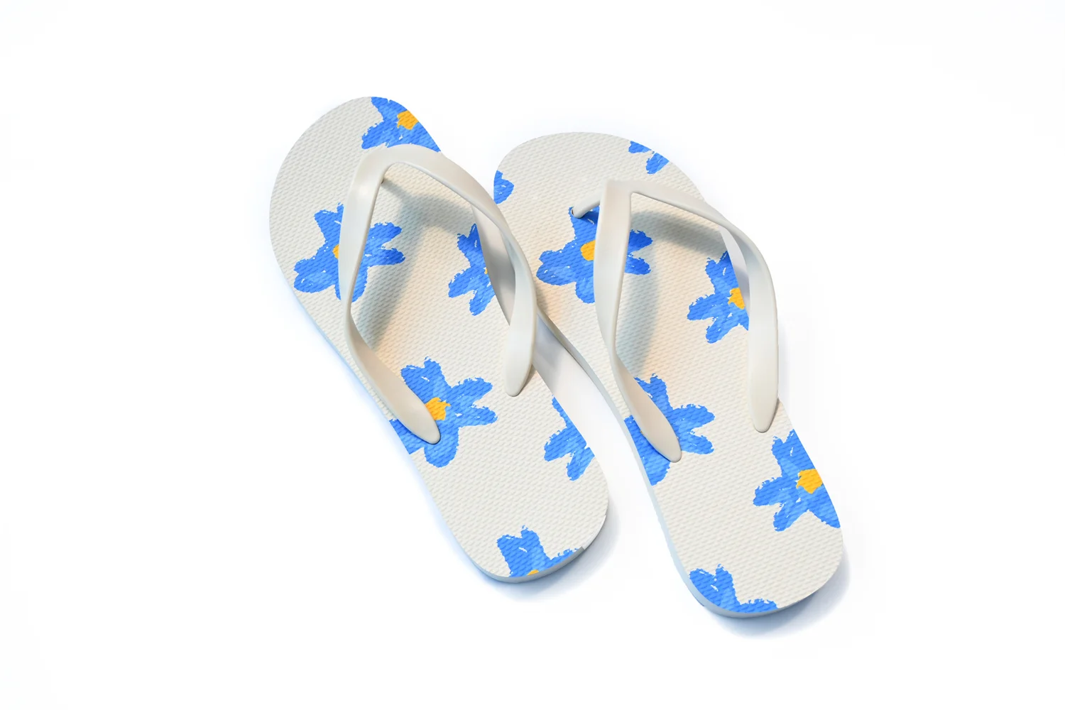Women Beach Bathroom  Slippers Printful Flip Flops custom Rubber Slippers Flat Sandals PVC Summer flip-flops Slippers
