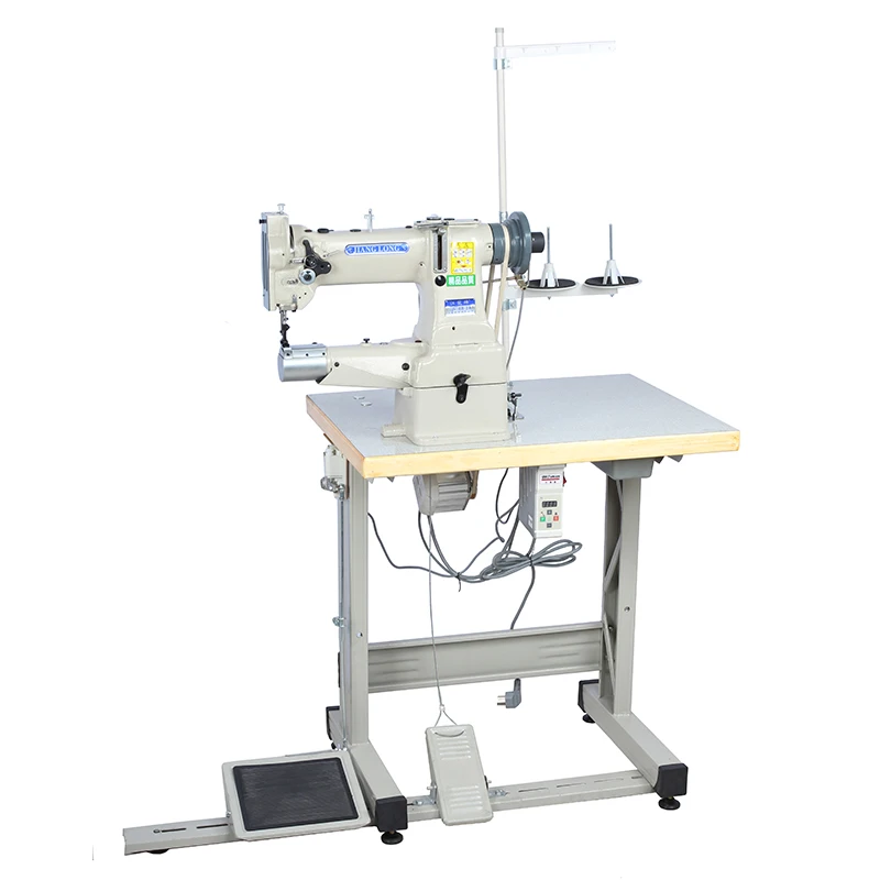 motor servo 750w maquina de costura singleneedle lock stitch professional for tot bags leather edge folding tape sewing machine