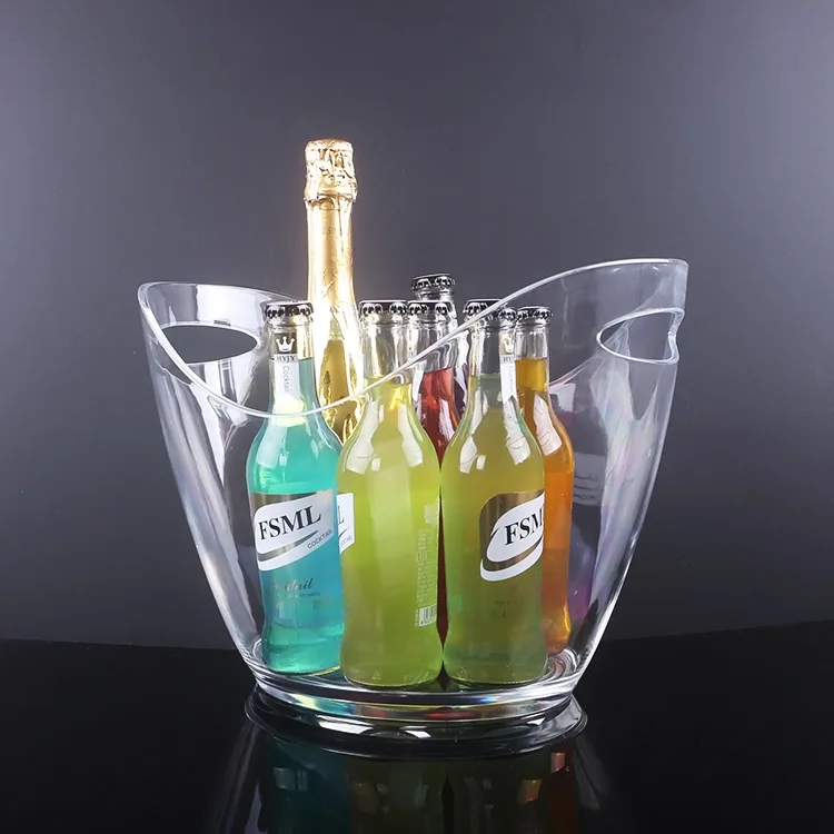 
ice bucket acrylic colar beer champaign bucket ice big small bar China wine glass bucket for ice stand mini large clear party 