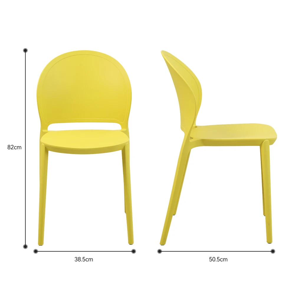 Оптовая продажа, современный пластиковый обеденный стул для столовой, мебель, дизайнерский Штабелируемый Пластиковый обеденный стул, стул для ресторана