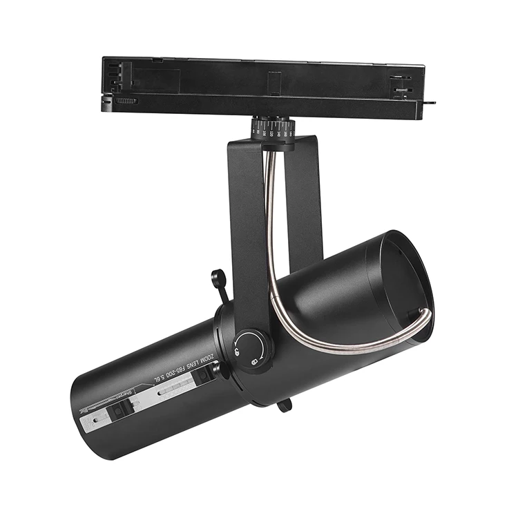 Professional Beam Angle Degree Can Change Zoomable Adjustable dali Dimmable modern Gallery Museum Focus zoom LED COB Track Light