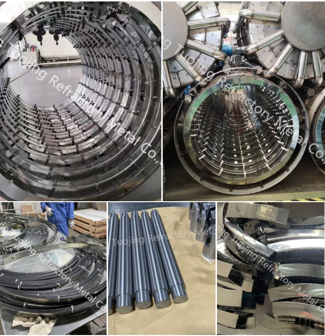 Molybdenum basket molybdenum carrier tray MoLa furnace element