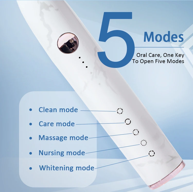 AIWO Private Label Electric Toothbrush With Toothbrush Travel Case Cheap Rechargeable Smart Electric Toothbrush Set