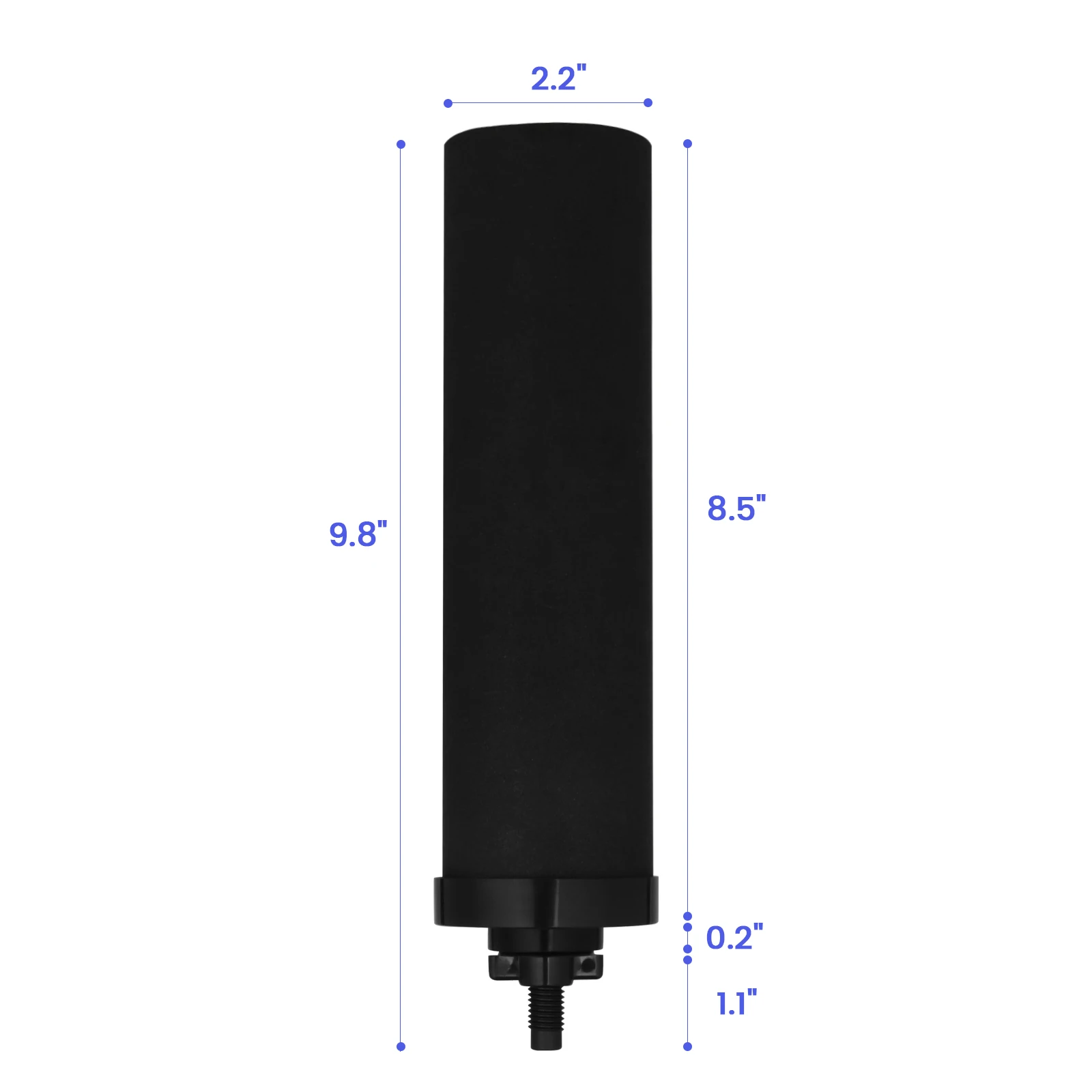 outdoor stainless steel gravity fed water filter