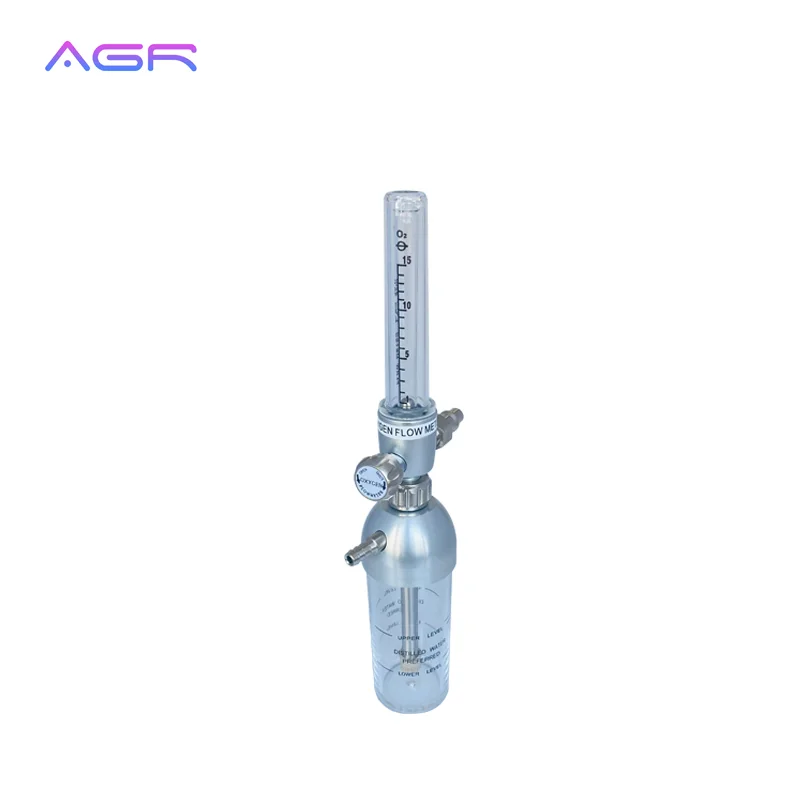 OEM Custom Logo Oxygen Flow Meter 0-15LPM Chemetron/DIN/Ohmeda Plug Medical flowmeter oxygen