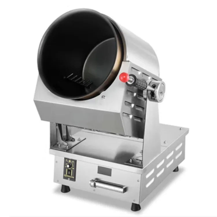 Restaurant Smart Rotating Robot Cooker 8000W Automatic Cooking Machine for Hotel Guangdong Cooking Robot Engine New Product 2020