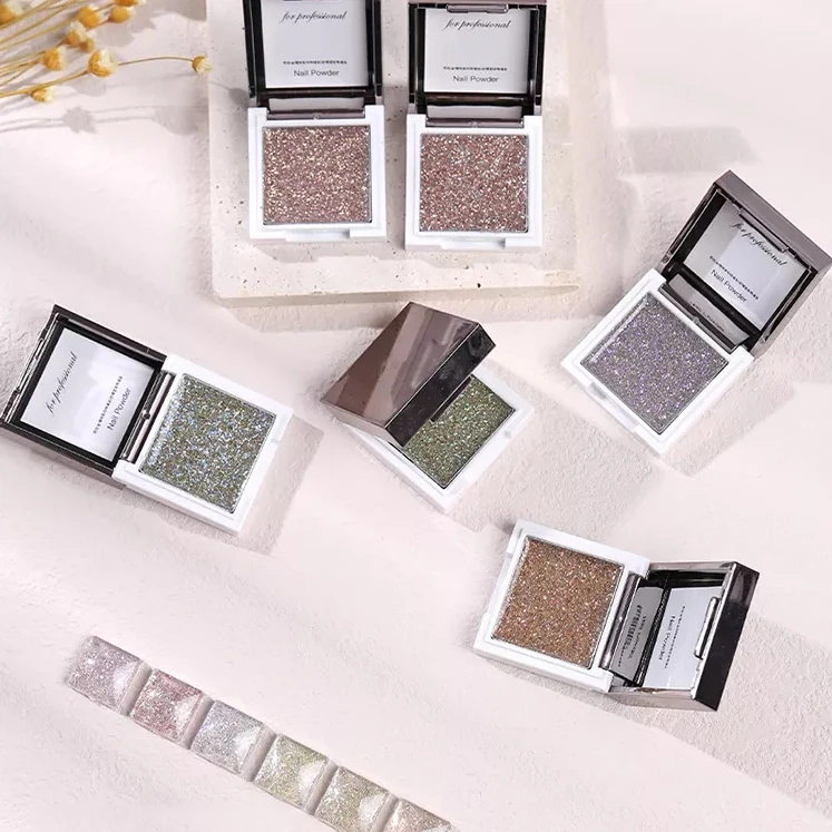 Пигментный Порошок Cosray для ногтей, лак мерцающий серии, слюда, блестящий перламутровый пигмент, продукт для дизайна ногтей