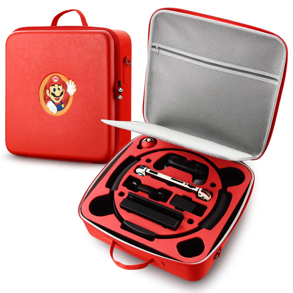 Fashion game accessories storage for Nintendo accessories waterproof shockproof storage shoulder bag