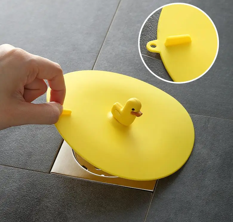 Household Odor-Proof Floor Drain Cover Drain Slag Separator  Floor Drain Cover Silicone For Kitchen Bathroom