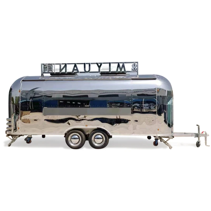 mobile catering trailer two story food truck with VIN